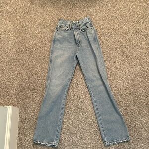 Agolde wide leg crop jeans